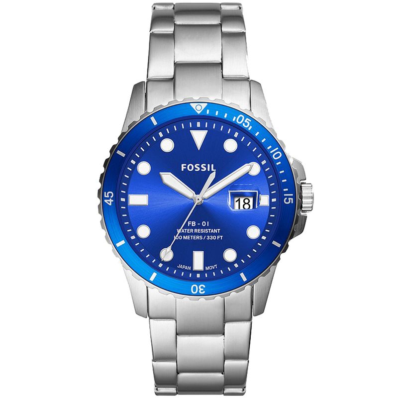 Reloj-Fossil-FB-01-FS5669-Fecha-Acero-Inoxidable-Dial-Azul