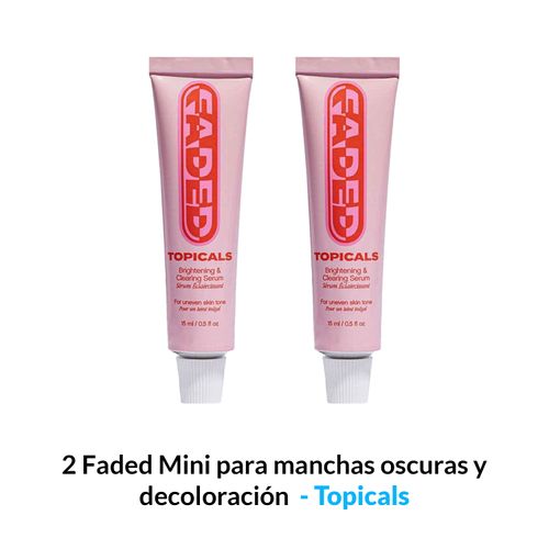 Faded Mini para manchas oscuras y decoloración 15ml  – Topicals 2 Unidades