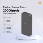 Cargador-Portatil-Xiaomi-Redmi-Power-Bank-20000mAh-Carga-Rapida-18W-