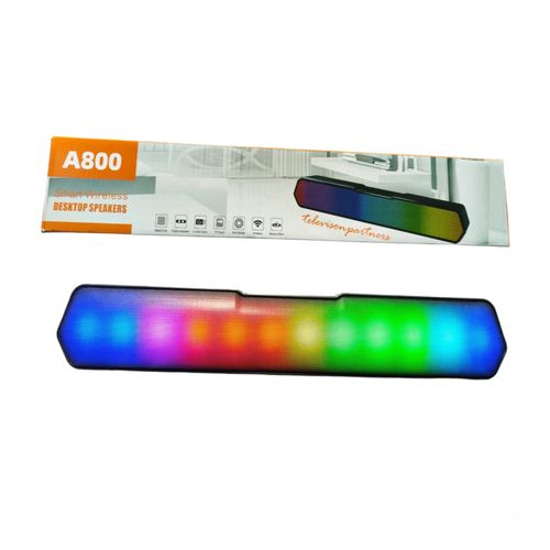 Parlante Barra Bluetooth Altavoz con Luz LED RGB de Sonido