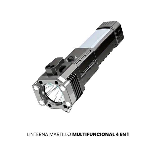 LINTERNA MARTILLO MULTIFUNCIONAL 4 EN 1
