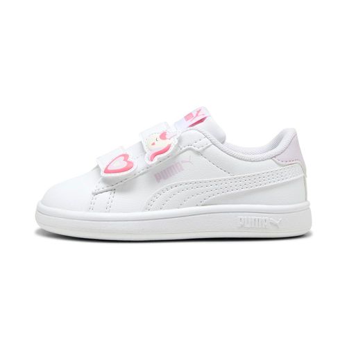 Zapatillas Urbanas Puma Niña Smash 3.0 Badges V Inf 397287 07 Blanco