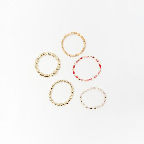 Set de Pulseras Sfera Mujer Elásticas Multicolor