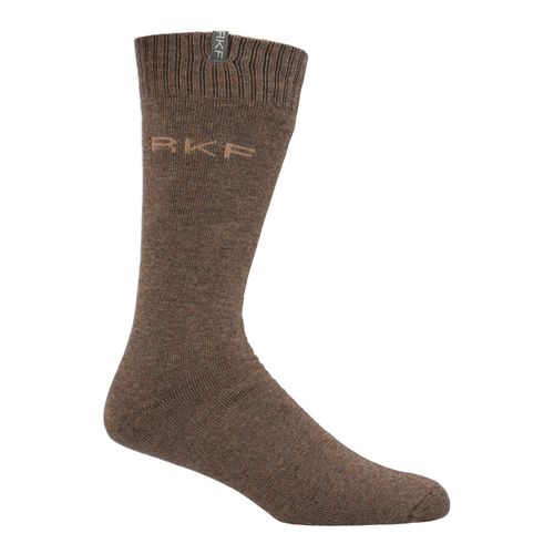Media Para Hombre Bamboo Heavy Plain Café Rockford