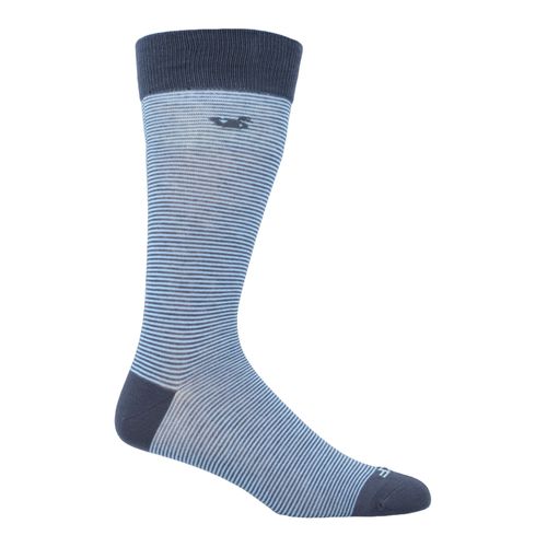 Media Para Hombre Bamboo Fineline Azul Rockford
