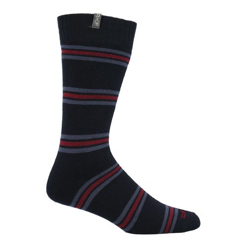 Media Para Hombre Bamboo Heavy Line Azul Rockford