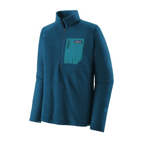 Casaca Outdoor Para Hombre R1 Air Zip Neck Azul Patagonia