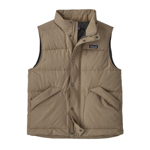 Chaleco Para Hombre Downdrift Vest Gris Patagonia