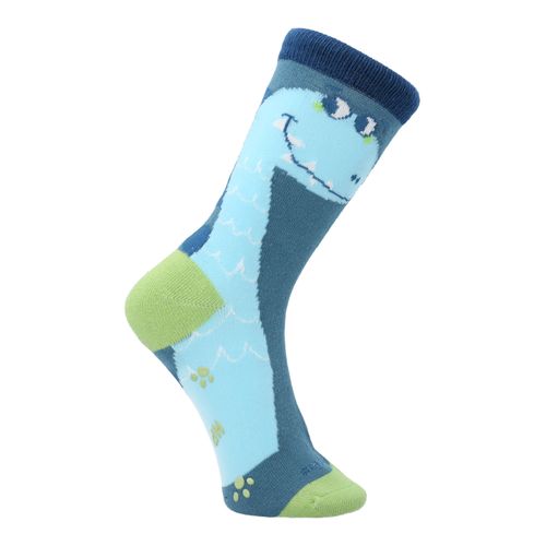 Medias Para Niño Algodón/Elastano Big Dino Azul Hush Puppies