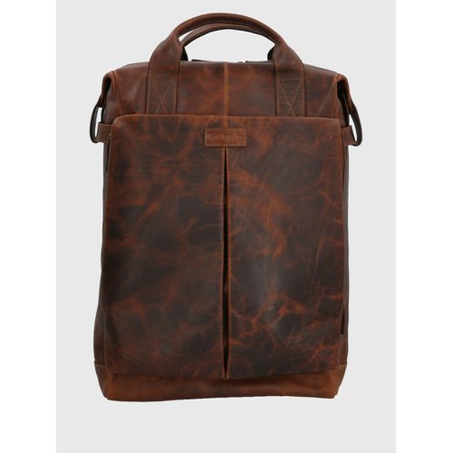 Mochila Para Hombre Cuero ST Milton Back Café Hush Puppies