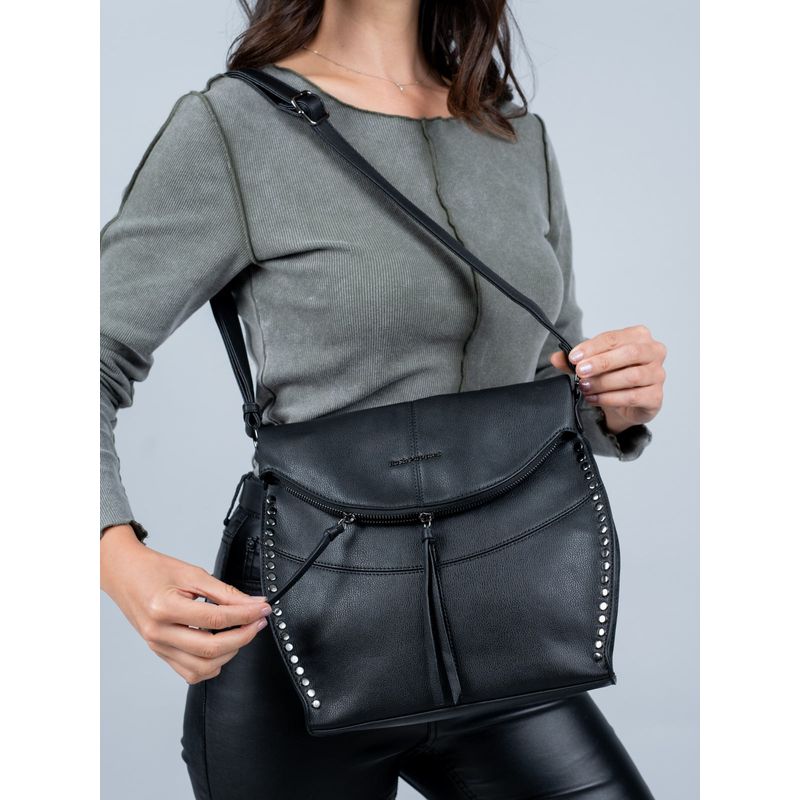 Cartera Para Mujer Sintetico I25Of Kirk Cross Negro Hush Puppies