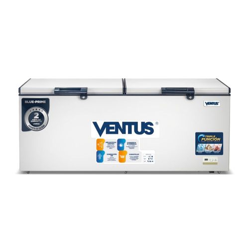 Congeladora Horizontal Ventus Tapa Dura 420L Prime Blanco