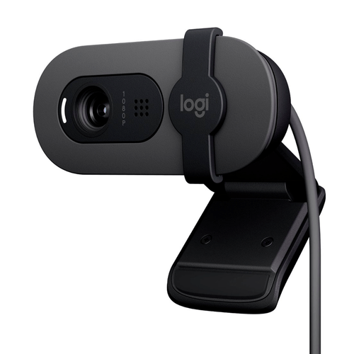 Camara Logitech Brio 100 Fhd 1080p con Modo Privacidad Black