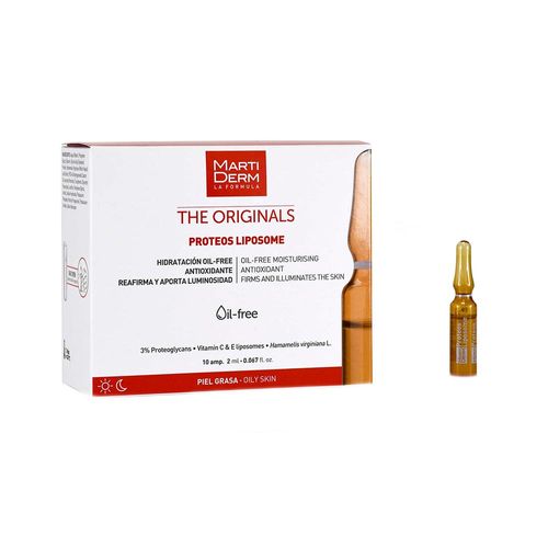 10 Ampollas Piel Grasa / Sensible Martiderm Proteos Liposome