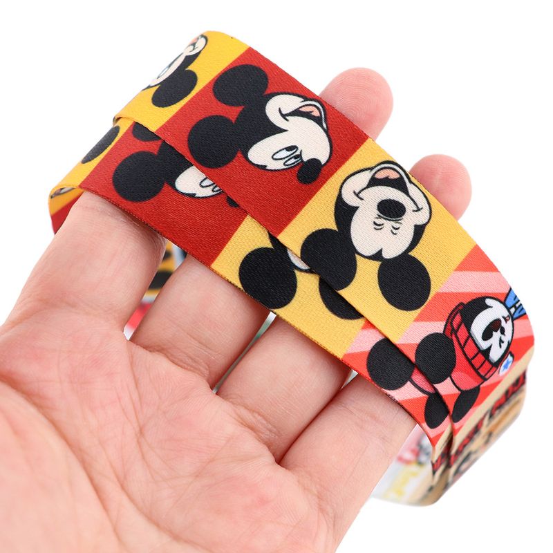 Mickey-Mouse-Lanyard-Fotocheck-Disney-Store-Minnie-Disneyland-Moda-ID-Llave