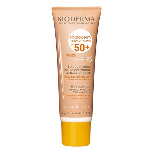 Photoderm Cover Touch Bioderma SPF 50+ Golden Colour - Tubo 40 G