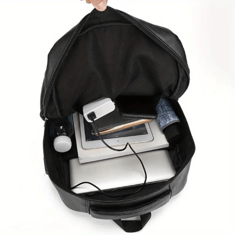 Mochila-Cheltenham-Negro-Casual-Hombre-Portalaptop-16pg--44x31x11--Cuero-Importado