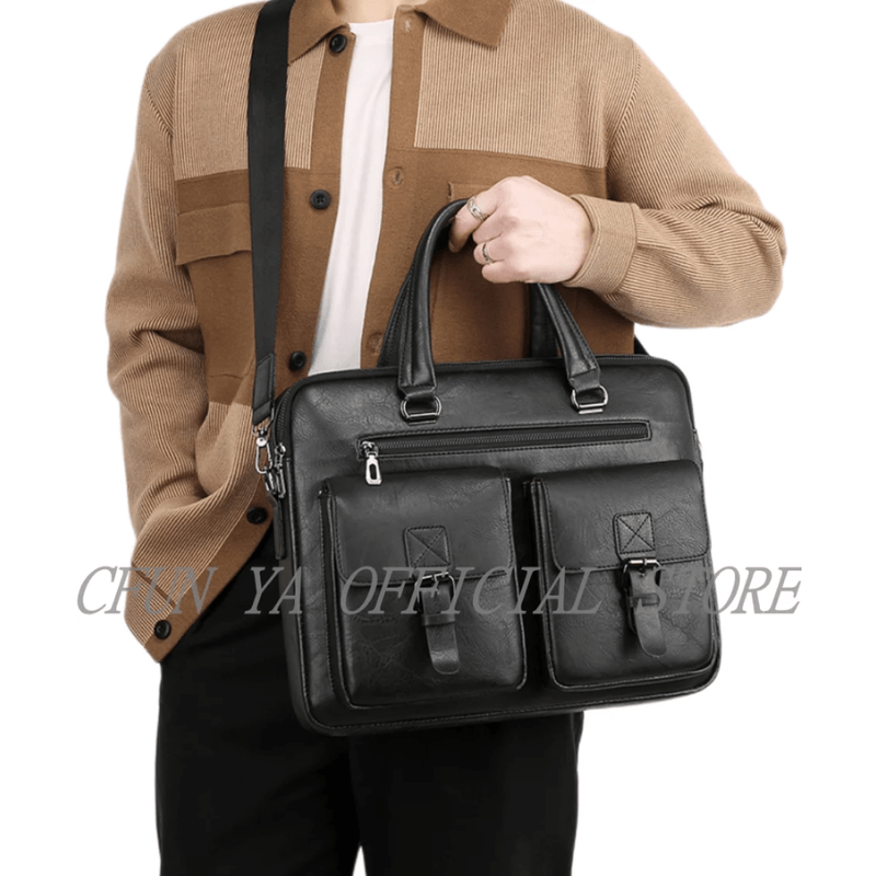 Maletin-Ejecutivo-Berkley-Negro-Casual-Hombre-Portalaptop-15pulg--38x28x6--Cuero-Importado