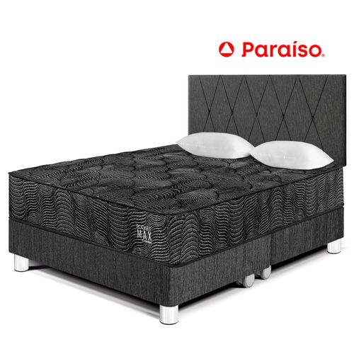 Juego de Dormitorio PARAISO Pocket Max Black King