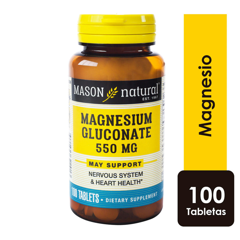 Magnesium Gluconato Mason Tableta