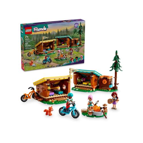 LEGO 42624 Campamento de Aventura: Cabañas Confortables
