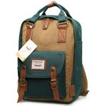 MOCHILA-PARA-LAPTOP-13--14--PULGADAS-MARRON-VERDE-ALGA