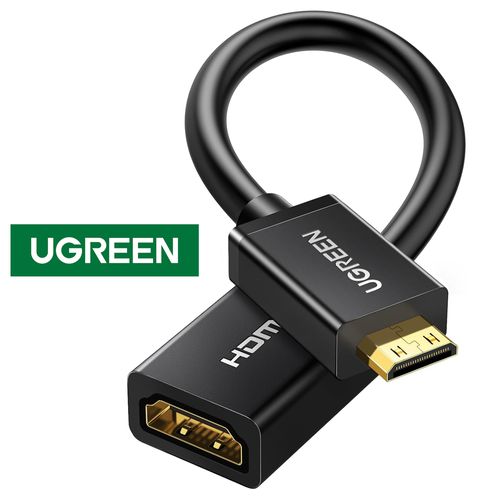 Adaptador convertidor Mini HDMI macho a HDMI hembra UGREEN 4K 60Hz