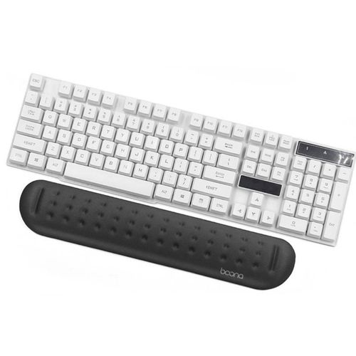 REPOSAMUÑECAS BAONA GEL ERGONOMICO PARA TECLADO NEGRO