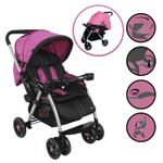 Coche-Cuna-Ebaby-ROSSI-Rosado