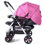 Coche-Cuna-Ebaby-ROSSI-Rosado