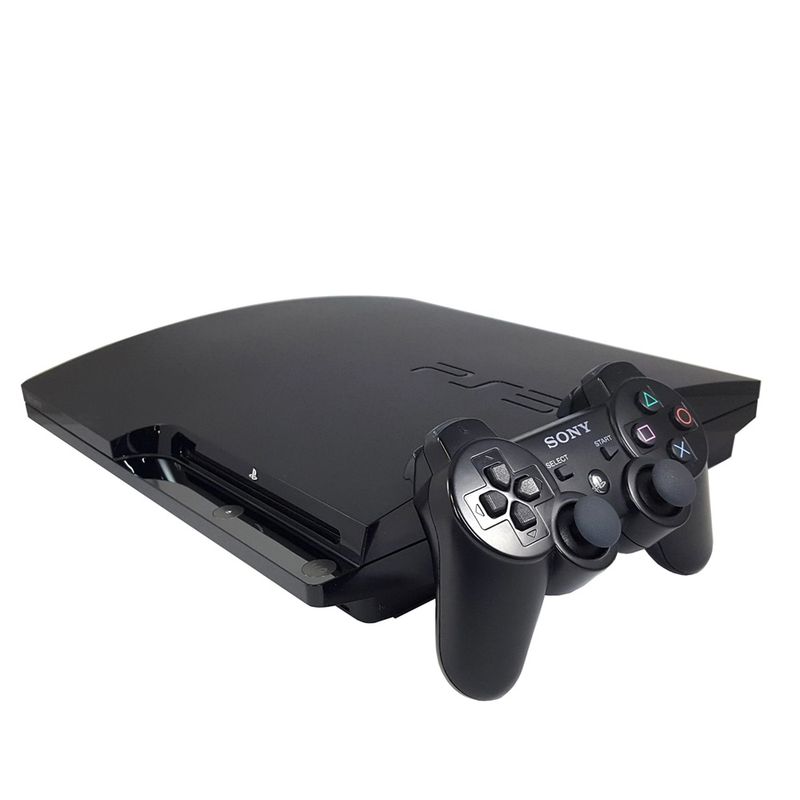 Playstation-3--Consola-con-lector-de-Disco-DVD-Y-BLU-RAY--|-REACONDICIONADONegro