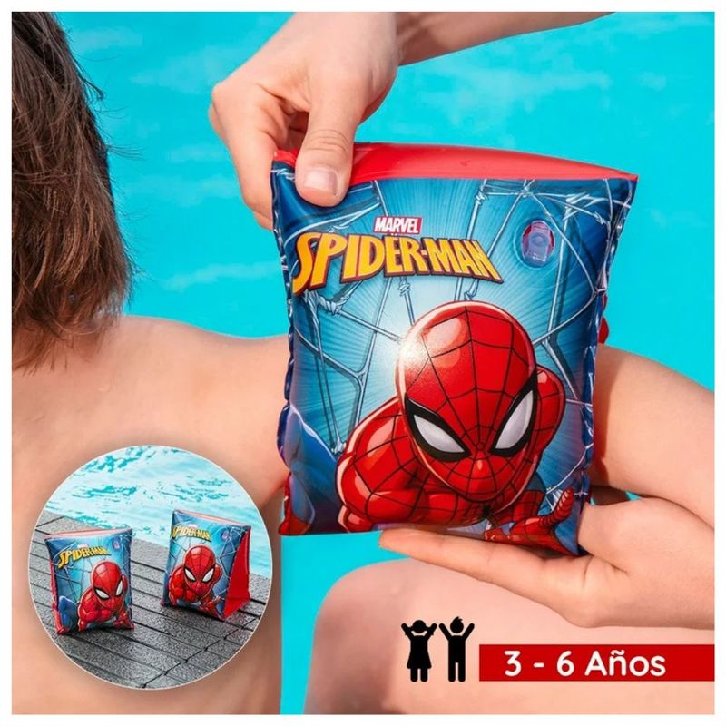 Bestway---Flotador-de-Brazo-Inflable-Spiderman