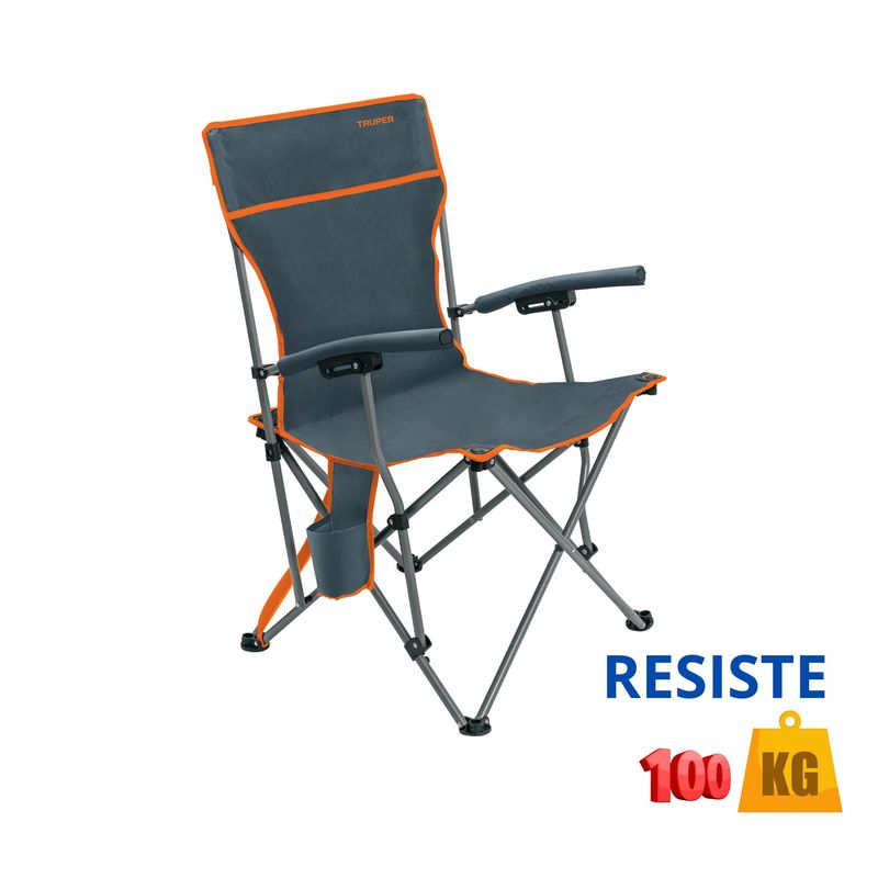 Silla-de-playa-camping-portatil-plegable-4-unidades-TRUPER