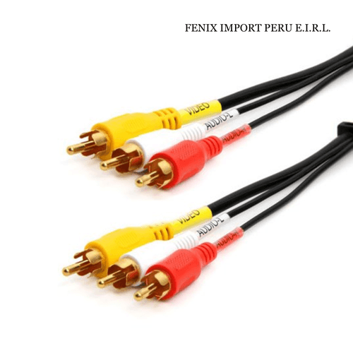 Cable RCA Grueso 1.80 m Punta Dorada