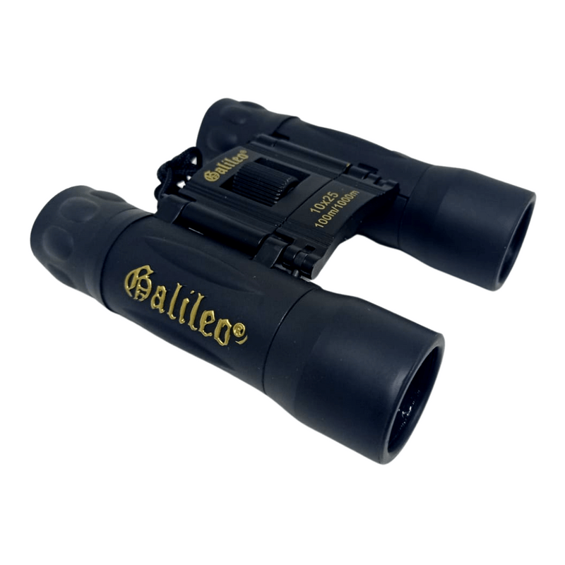 BINOCULARES-10X25-GALILEO-1000MT-LARGO-ALCANCE-NEGRO