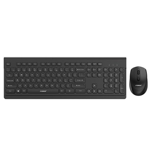 KIT TECLADO Y MOUSE FOREV INALAMBRICO NEGRO