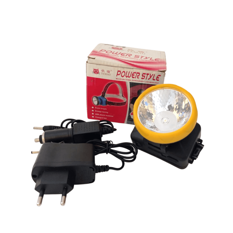 LINTERNA-LED-FRONTAL-RECARGABLE-Y-A-PILAS-AA-AMARILLO