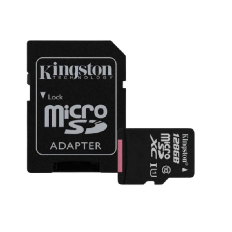 MEMORIA-MICRO-SD-KINGSTON-128-GB-CLASS-10-ORIGINAL-NEGRO