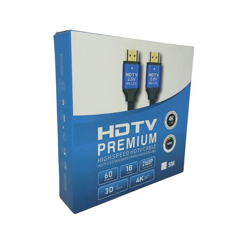 Cable-Hdmi-5m-20v-4k-Premium-Alta-Velocidad-3d-2160p-60hz
