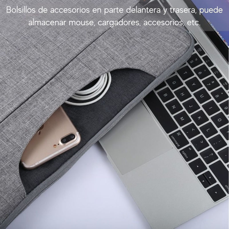 Portalaptop-Maletin-Funda-Bolsillos-Haweel-15--18--pulgadas-Gris