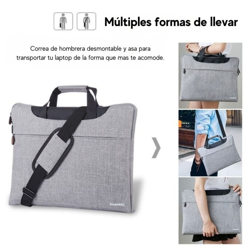 Portalaptop-Maletin-Funda-Bolsillos-Haweel-15--18--pulgadas-Gris