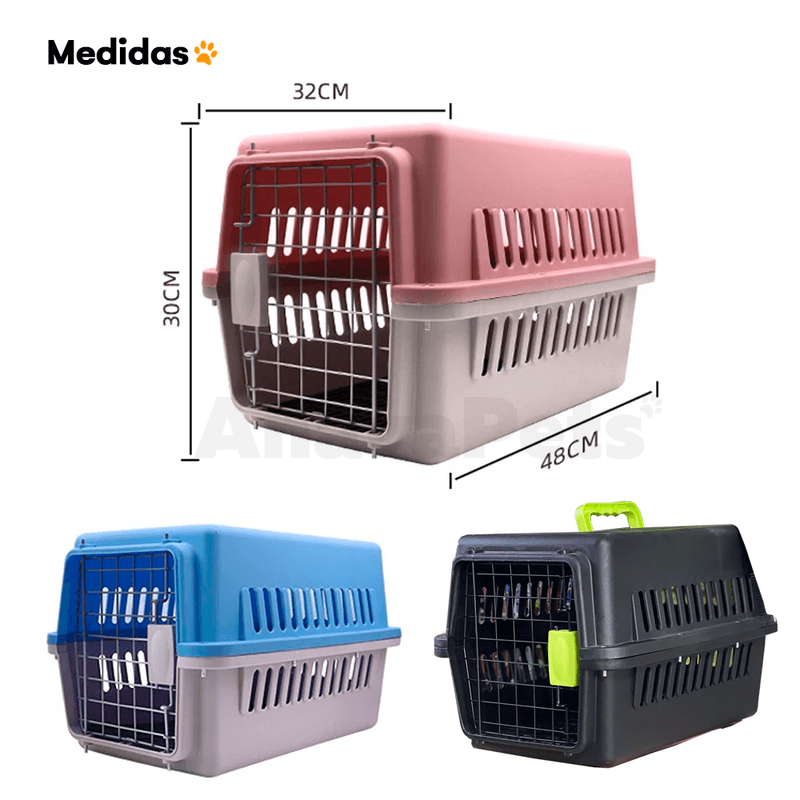 Transportador-para-Gatos-y-Perros---Kennel-L50-NEGRO