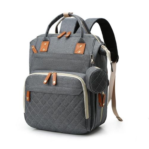MOCHILA PAÑALERA CONFORT - GRIS