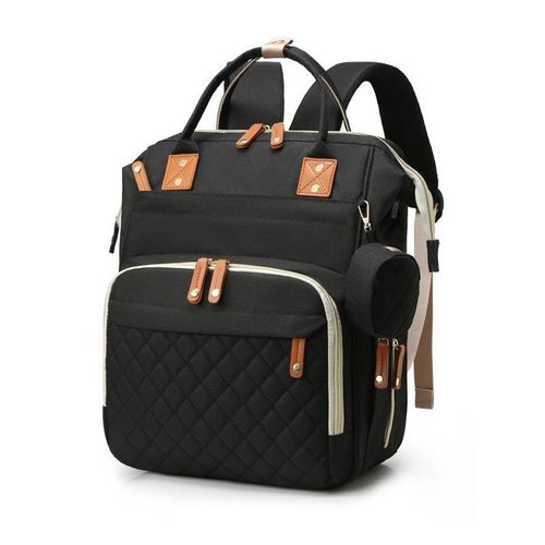 MOCHILA PAÑALERA CONFORT - NEGRO