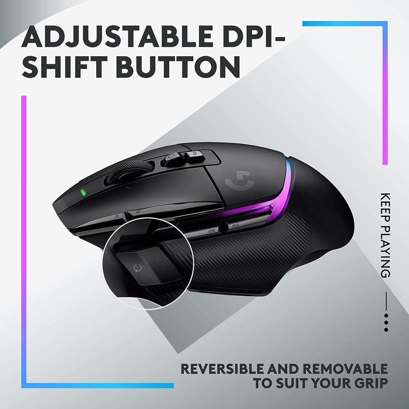 Mouse-Gamer-G502-X-PLUS-25K-DPI-Lightforce-RGB-Negro