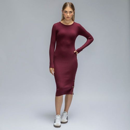 Vestido Corto Mujer Tejido Boton Hypnotic
