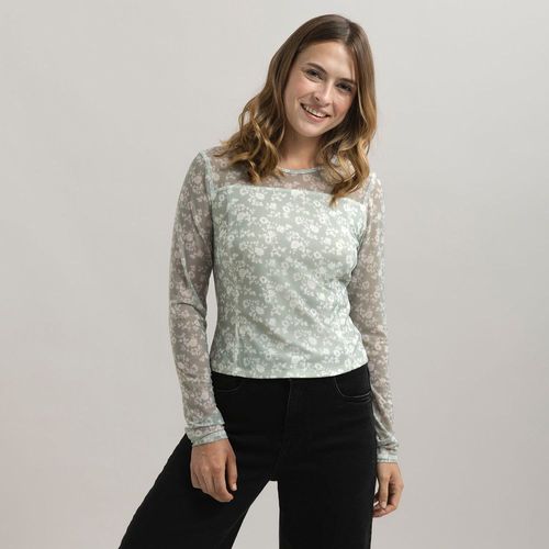 Polo Mujer Print Manga Larga Amc