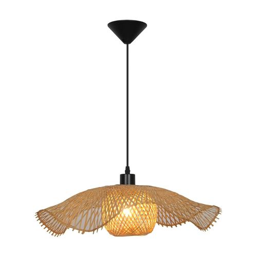 Lámpara Colgante Orange Capri 1 Luz E27 Bambú