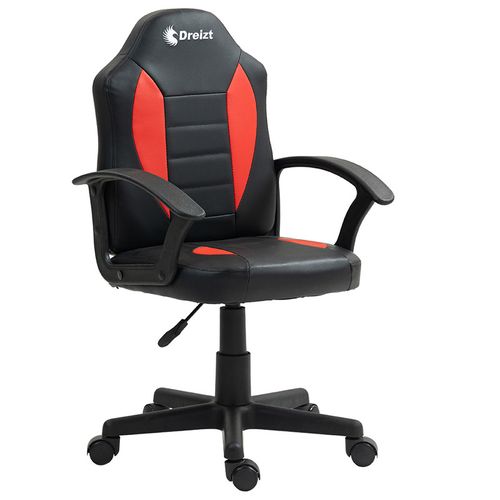 Silla Gamer Dreizt Play Series Rojo Altura Regulable