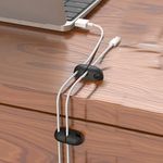 Organizador-Cables-de-Escritorio-para-3-cables-Negro-Pack-de-6-Piezas